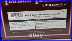 MTH 256 O Gauge Electric Engine & 3 Car 710 Series Passenger Set. Orange? NEW
