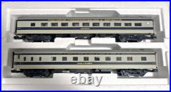MTH 2-Car 70' Streamlined Sleeper/Diner Passenger Set (Smooth Sided) Road RF&P