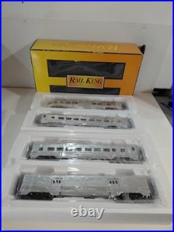 MTH 30-1657P O Gauge Model Railroad New York Central 4-Car Passenger Set/Box