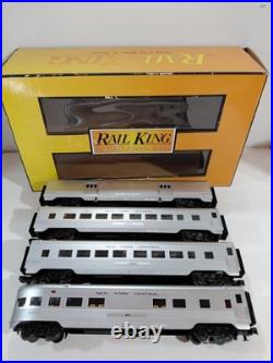 MTH 30-1657P O Gauge Model Railroad New York Central 4-Car Passenger Set/Box