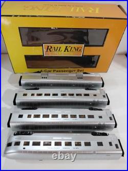 MTH 30-1657P O Gauge Model Railroad New York Central 4-Car Passenger Set/Box