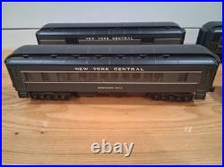 MTH 30-6256 New York Central 4 Car O-27 Madison Passenger Set Used