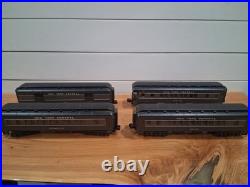 MTH 30-6256 New York Central 4 Car O-27 Madison Passenger Set Used