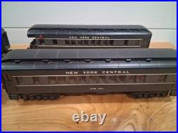 MTH 30-6256 New York Central 4 Car O-27 Madison Passenger Set Used