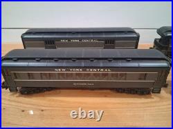 MTH 30-6256 New York Central 4 Car O-27 Madison Passenger Set Used