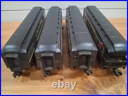 MTH 30-6256 New York Central 4 Car O-27 Madison Passenger Set Used