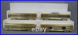 MTH 30-6707 Gold Plated Pennsylvania 4-Car Passenger Set EX/Box