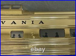 MTH 30-6707 Gold Plated Pennsylvania 4-Car Passenger Set EX/Box