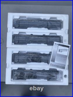 MTH 30-67133 O Rail King NYC 60' ABS Passenger Smooth & Vista 4 Car Set New Box MTH 30-67133 O Rail King NYC 60' ABS Passenger Smooth & Vista 4 Car Set New Box