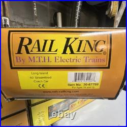 MTH 30-67709 Long Island 60' Streamlined Coach 5 Car Passenger Set NEW