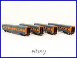 MTH 30-68260 Long Island 60' Streamlined Coach 4 Car Passenger Set LN