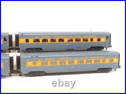 MTH 30-68260 Long Island 60' Streamlined Coach 4 Car Passenger Set LN
