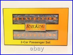 MTH 30-68261 Long Island 60' Streamlined Coach 2 Car Passenger Set LN