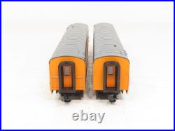 MTH 30-68261 Long Island 60' Streamlined Coach 2 Car Passenger Set LN