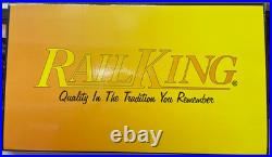 MTH 30-68282 RailKing Halloween 4-Car 60' Streamlined Passenger Set withLEDs -NEW
