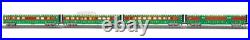 MTH 30-68286 Christmas 4-Car 60' Streamlined Passenger Set withLED Lights. NIB
