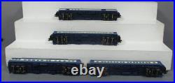 MTH 30-6901 O Jersey Central RailKing 60' Madison Passenger Set (Set of 4) EX