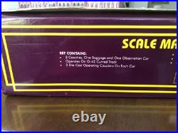 MTH 5 Car Madison Passenger Set, New York Central, Pullman Green, Detailed Inter