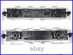 MTH Amtrak Amfleet 4-Car Coach Cafe Passenger Set O Gauge Model Train 1/48 RR