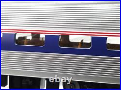MTH Amtrak Amfleet 4-Car Coach Cafe Passenger Set O Gauge Model Train 1/48 RR