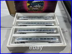 MTH Cal Train Amfleet 4-Car Passenger Set 20-6521 Car # 304, 520, 523, 527