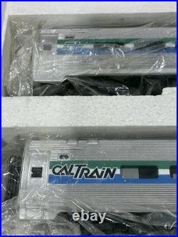 MTH Cal Train Amfleet 4-Car Passenger Set 20-6521 Car # 304, 520, 523, 527