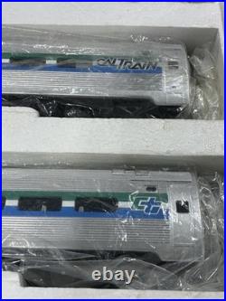 MTH Cal Train Amfleet 4-Car Passenger Set 20-6521 Car # 304, 520, 523, 527