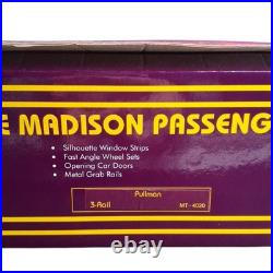 MTH Electric Trains MT-4020 Pullman Scale Madison 5 Car Passenger Set BOX