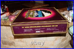 MTH Electro Motive 70' ABS Smooth Streamlined 5 Car Passenger Set 20-6534 LN