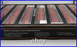 MTH HO 80-60001 Southern Pacific Daylight 8-Car Passenger Train Set. IOB