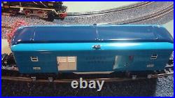 MTH LCT O-Gauge Blue Comet Tinplate Set 263E withPS3, 4 Passenger Cars, Box Car