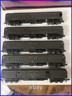 MTH MT 20-4007 Santa Fe 5 Car 70' Madison Heavyweight Passenger Set 1995 Green O