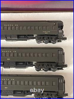 MTH MT 20-4007 Santa Fe 5 Car 70' Madison Heavyweight Passenger Set 1995 Green O