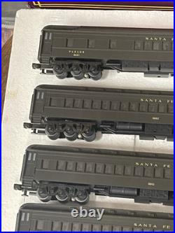 MTH MT 20-4007 Santa Fe 5 Car 70' Madison Heavyweight Passenger Set 1995 Green O