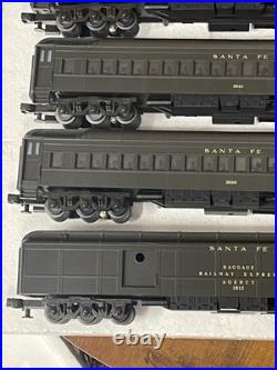 MTH MT 20-4007 Santa Fe 5 Car 70' Madison Heavyweight Passenger Set 1995 Green O
