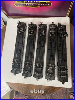 MTH MT 20-4007 Santa Fe 5 Car 70' Madison Heavyweight Passenger Set 1995 Green O