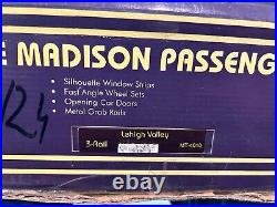 MTH MT-4010 Lehigh Valley Madison 5-Car Passenger Set MTH MT-4010 Lehigh Valley Madison 5-Car Passenger Set