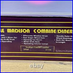 MTH MT-4108 Southern Crescent O 3 Rail Madison Car Passenger Set Limited NIB