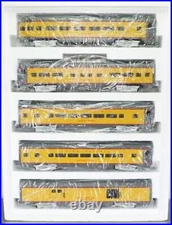 MTH MT-6001 Aluminum 5 Passenger Car set Union Pacific 3-Rail O Scale