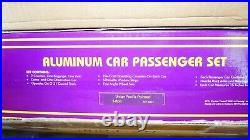 MTH MT-6001 Aluminum 5 Passenger Car set Union Pacific 3-Rail O Scale