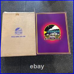 MTH MT-6009 Santa Fe Striped Aluminum Car Passenger Set 3 Rail Rare With Box