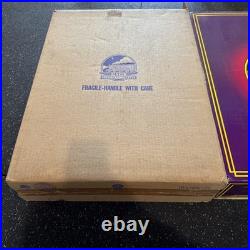 MTH MT-6009 Santa Fe Striped Aluminum Car Passenger Set 3 Rail Rare With Box