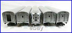 MTH MT-6504 NYC Empire State Express 70' Scale Aluminum Passenger Car Set LN