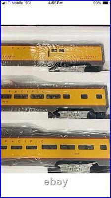 MTH MT-6506 Union Pacific Alum. 70' 5-Car Passenger Set O-Gauge