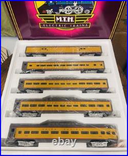 MTH MT-6506 Union Pacific Alum. 70' 5-Car Passenger Set O-Gauge New