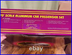 MTH MT-6506 Union Pacific Alum. 70' 5-Car Passenger Set O-Gauge New