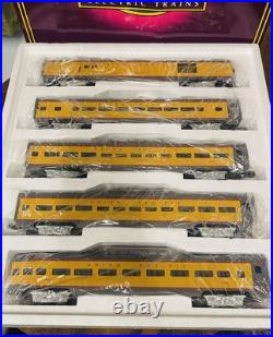 MTH MT-6506 Union Pacific Alum. 70' 5-Car Passenger Set O-Gauge New