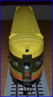 MTH O Gauge 70' 5 Car ABS Passenger Set Seaboard Ribbed No. 20-6515 Nice VIDEO