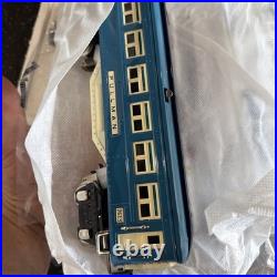+ MTH O Gauge Tinplate Two Tone Blue 2600 Series 4-Car Passenger Set