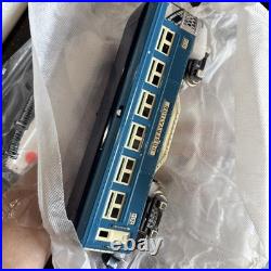 + MTH O Gauge Tinplate Two Tone Blue 2600 Series 4-Car Passenger Set